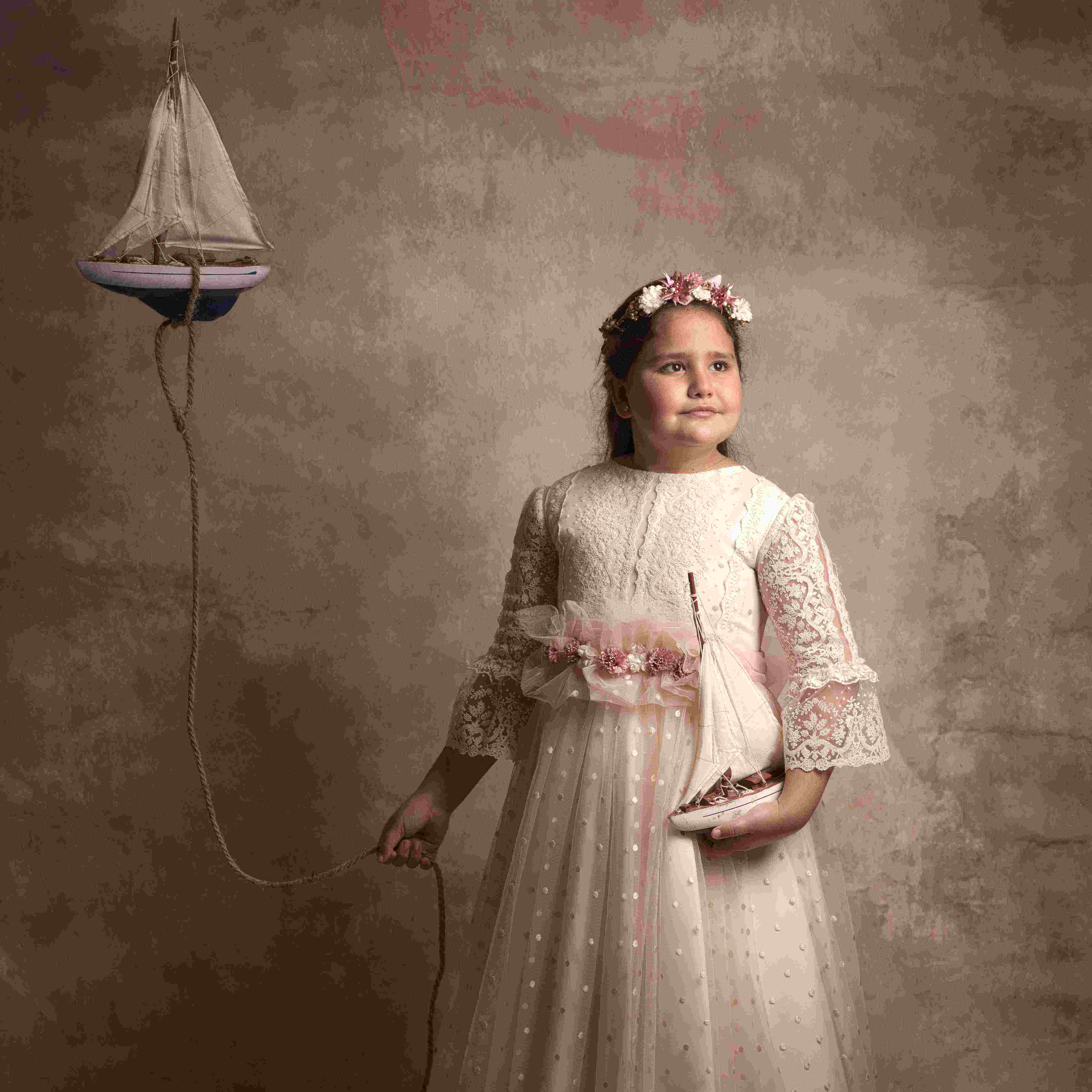 vestido de comunión de niña