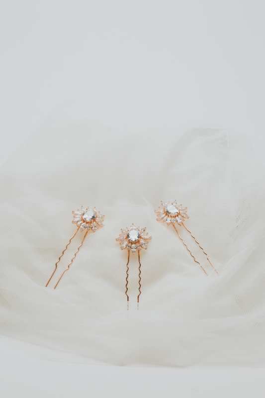 Horquillas cristal